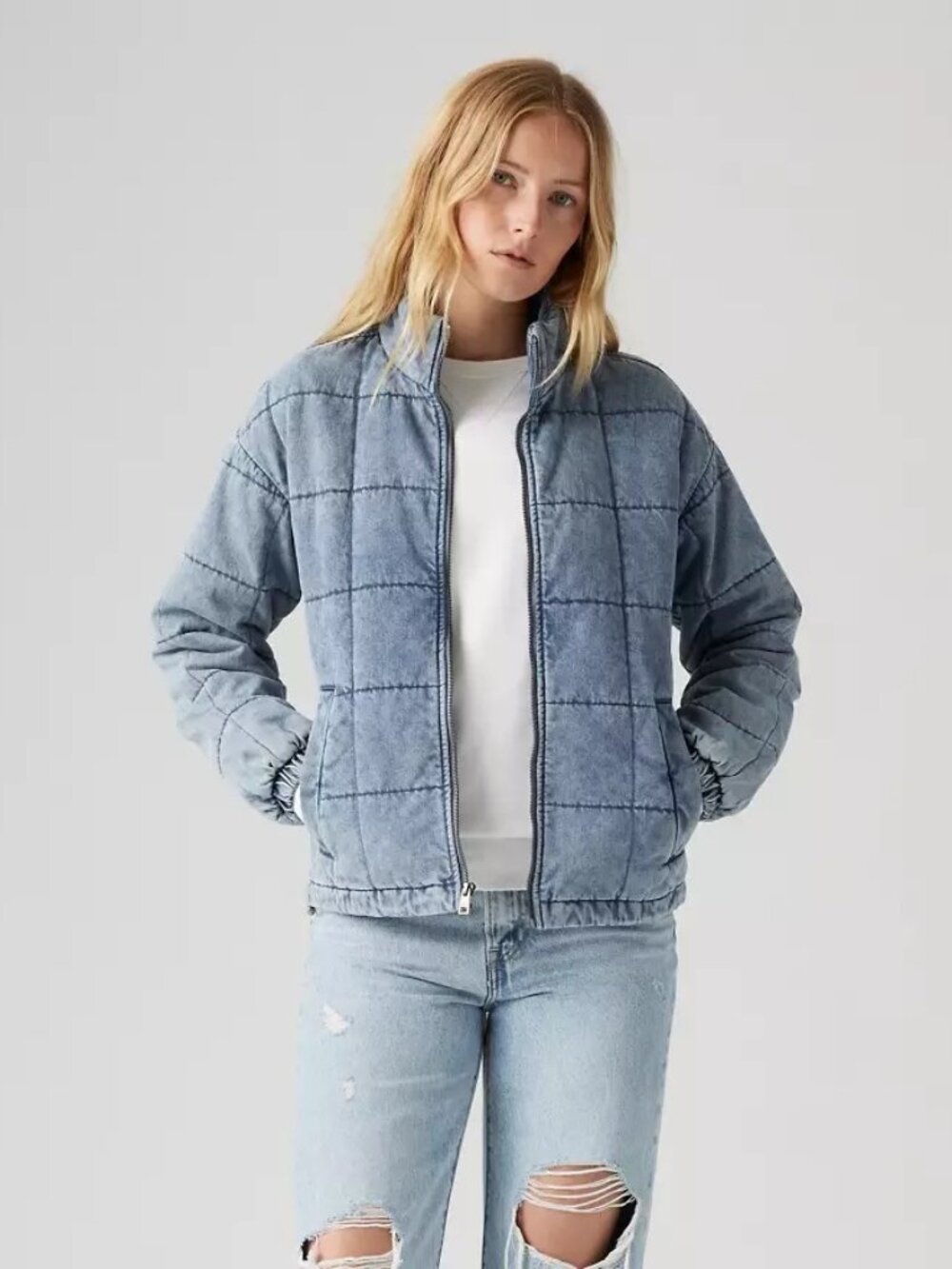 NWT Levi's Box Quilted Jacket